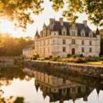 Verstecktes Schloss an der Loire mit Garten