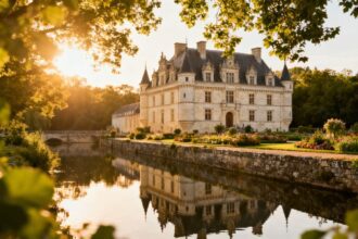 Verstecktes Schloss an der Loire mit Garten