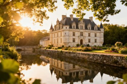 Verstecktes Schloss an der Loire mit Garten