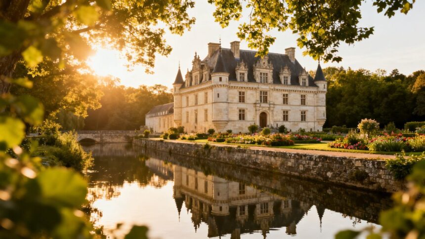 Verstecktes Schloss an der Loire mit Garten